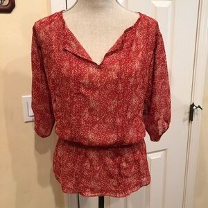 Mossimo Peasant Top